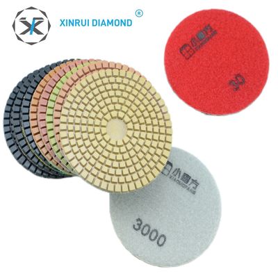 XINRUI-PAD natte diamantenpoetsblokjes voor granitmarmerkeramiek 0,500 kg brutogewicht
