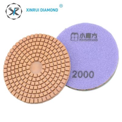 Multifunktioneel 4 inch Diamant Polijst Pad voor Steen Marmer Granite 7mm Dikte