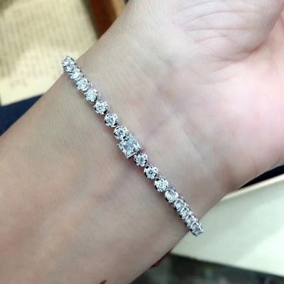 Ronde vorm Prinses gesneden Diamanten Armband Decoratie Moet hebben met Amerikaanse munt