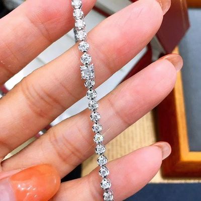 Ronde vorm Prinses gesneden Diamanten Armband Decoratie Moet hebben met Amerikaanse munt