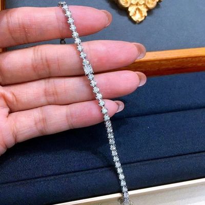 Ronde vorm Prinses gesneden Diamanten Armband Decoratie Moet hebben met Amerikaanse munt