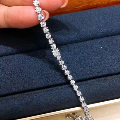 Ronde vorm Prinses gesneden Diamanten Armband Decoratie Moet hebben met Amerikaanse munt