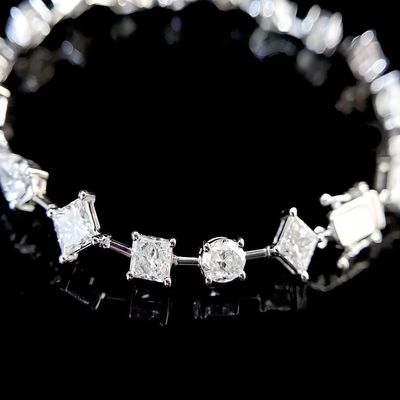 14K Brilliance Lab Volwassen Man Diamanten Armbanden Ster Mode Stijl