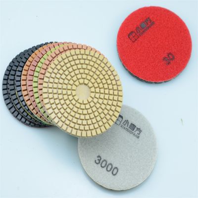 Steenmarmer Granit 7-stap Diamanten Polijst Pads 50-3000 Grit Duurzaam en Cup Design
