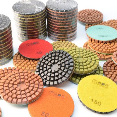 XINRUI-PAD Diamantenpoetsblokjes 50-3000 Grit voor nat/droog slijpen/poelen van beton
