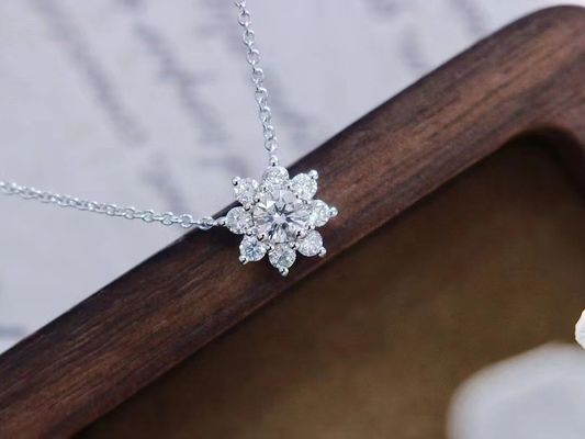 0.100kg Pakket Bruto Gewicht 42cm Lengte Xinrui Lab Groeide Diamanten CVD/Hpht Diamanten Ketting