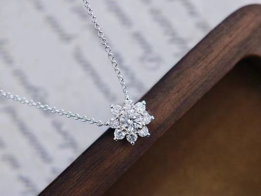 0.100kg Pakket Bruto Gewicht 42cm Lengte Xinrui Lab Groeide Diamanten CVD/Hpht Diamanten Ketting