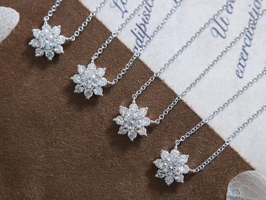 0.100kg Pakket Bruto Gewicht 42cm Lengte Xinrui Lab Groeide Diamanten CVD/Hpht Diamanten Ketting