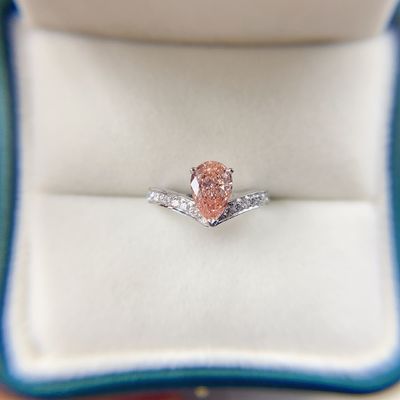 18K Witgoud Diamanten Ring Collectie Aanpasbaar Lab Diamanten Juwelen Met Diamanten