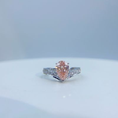 18K Witgoud Diamanten Ring Collectie Aanpasbaar Lab Diamanten Juwelen Met Diamanten